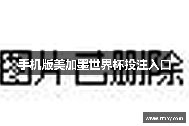 手机版美加墨世界杯投注入口